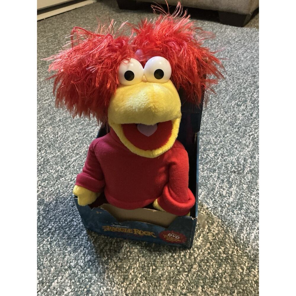 Jim Henson's Fraggle Rock Red Plush 2006 Sababa Toys NO‎ DVD NIB